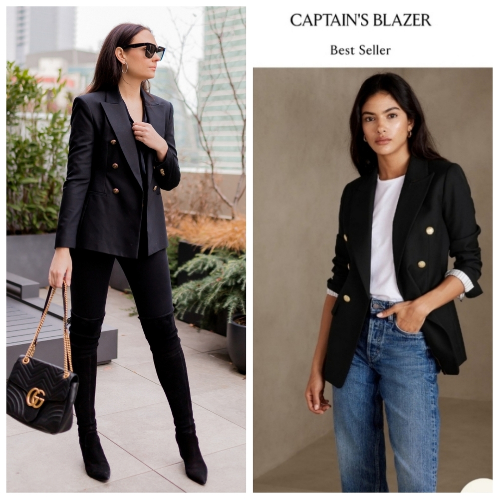 NWOT Banana Republic Captain's Blazer
